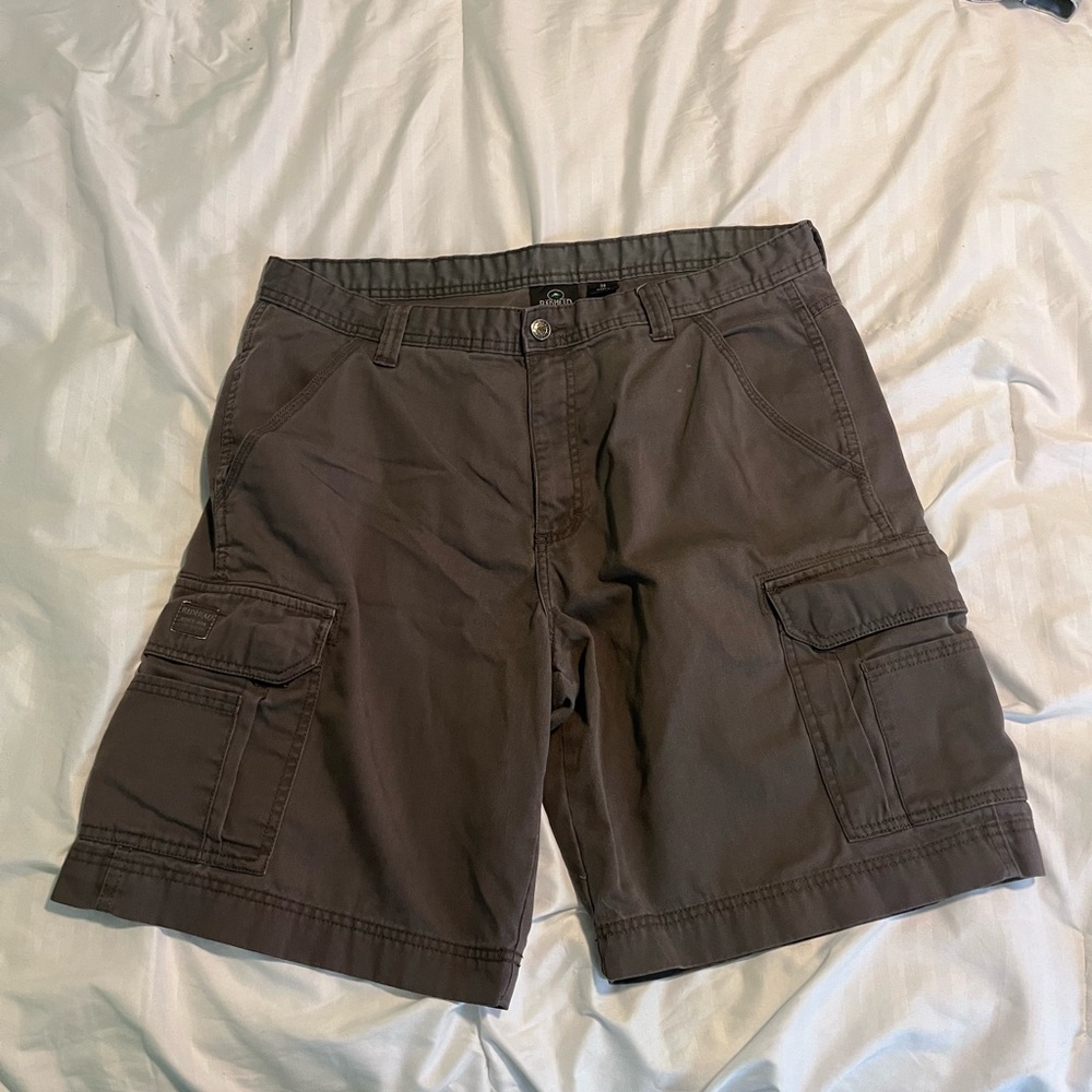 RedHead Gray Cargo Shorts with Elastic Waistband